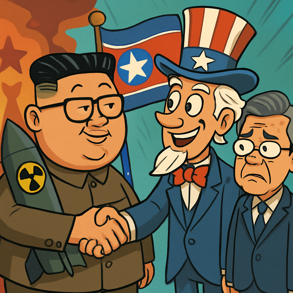 Kim Jong-un dijo que Corea del Norte podría "llevarse bien" con los Estados Unidos si Washington reconoce su estado nuclear, pero desvaneció las esperanzas de un deshielo diplomático con Seúl.