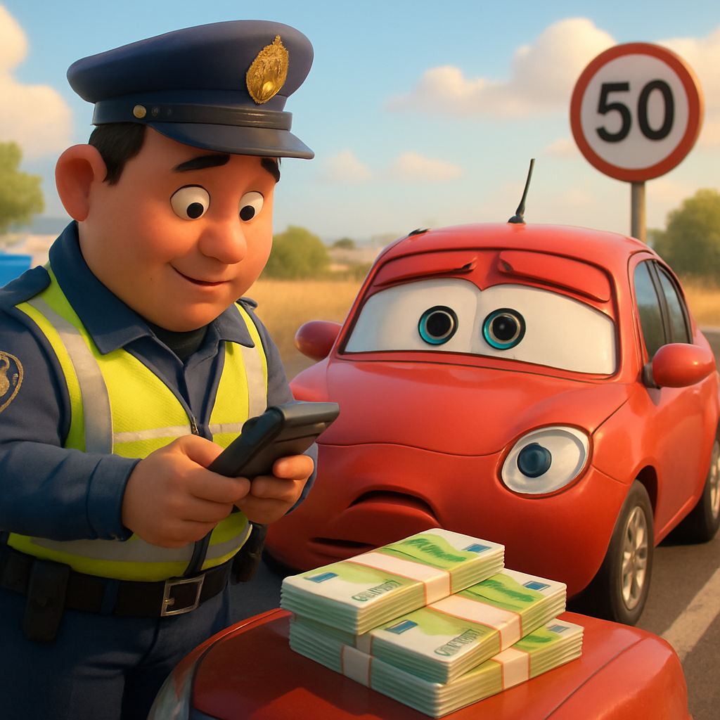 В 2024 году сумма, полученная от штрафов за нарушения ПДД на Кипре, составила около 20 млн.