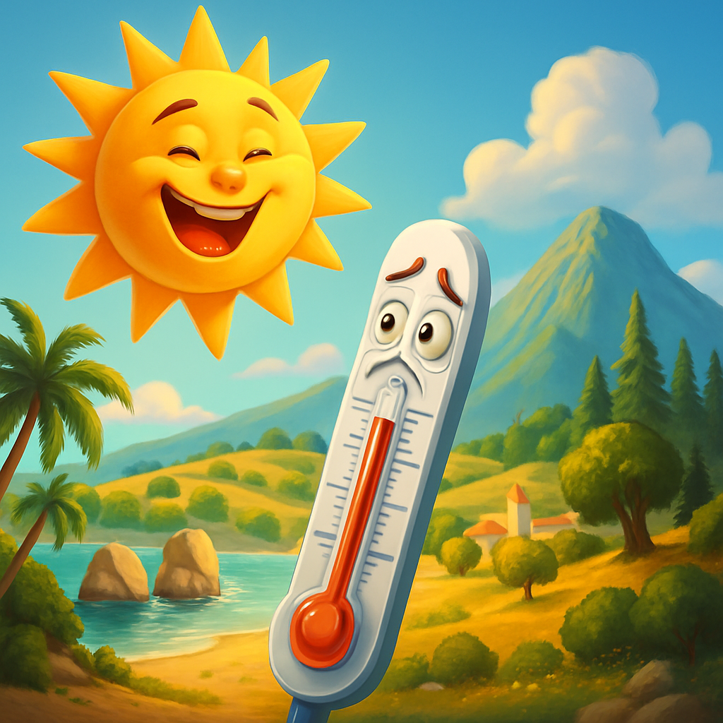 Сегодня на Кипре до +34С во внутренних районах, +30С на побережьях и +25С в горах.