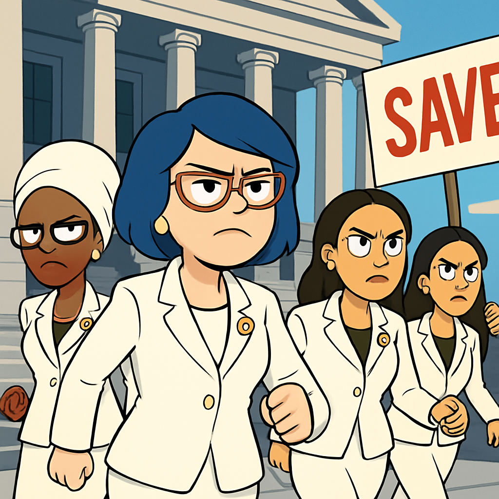 No es la primera vez que algunas mujeres demócratas han mostrado unidad al vestir el mismo color, pero esta vez fue en parte para señalar oposición a la Ley SAVE America.