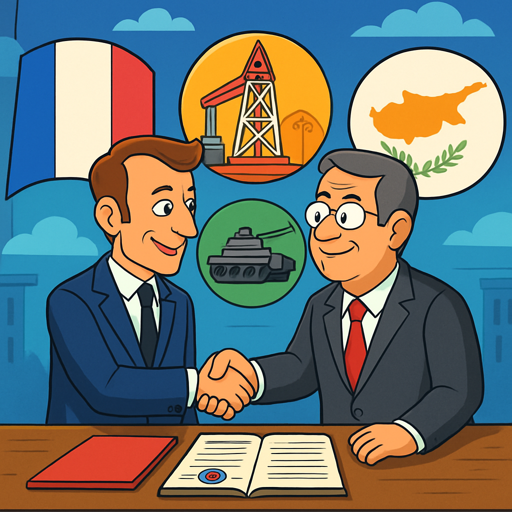 Франция и Кипр завершают подготовку соглашения о стратегическом партнерстве в экономике, энергетике и обороне перед визитом Макрона в Никосию в ноябре.