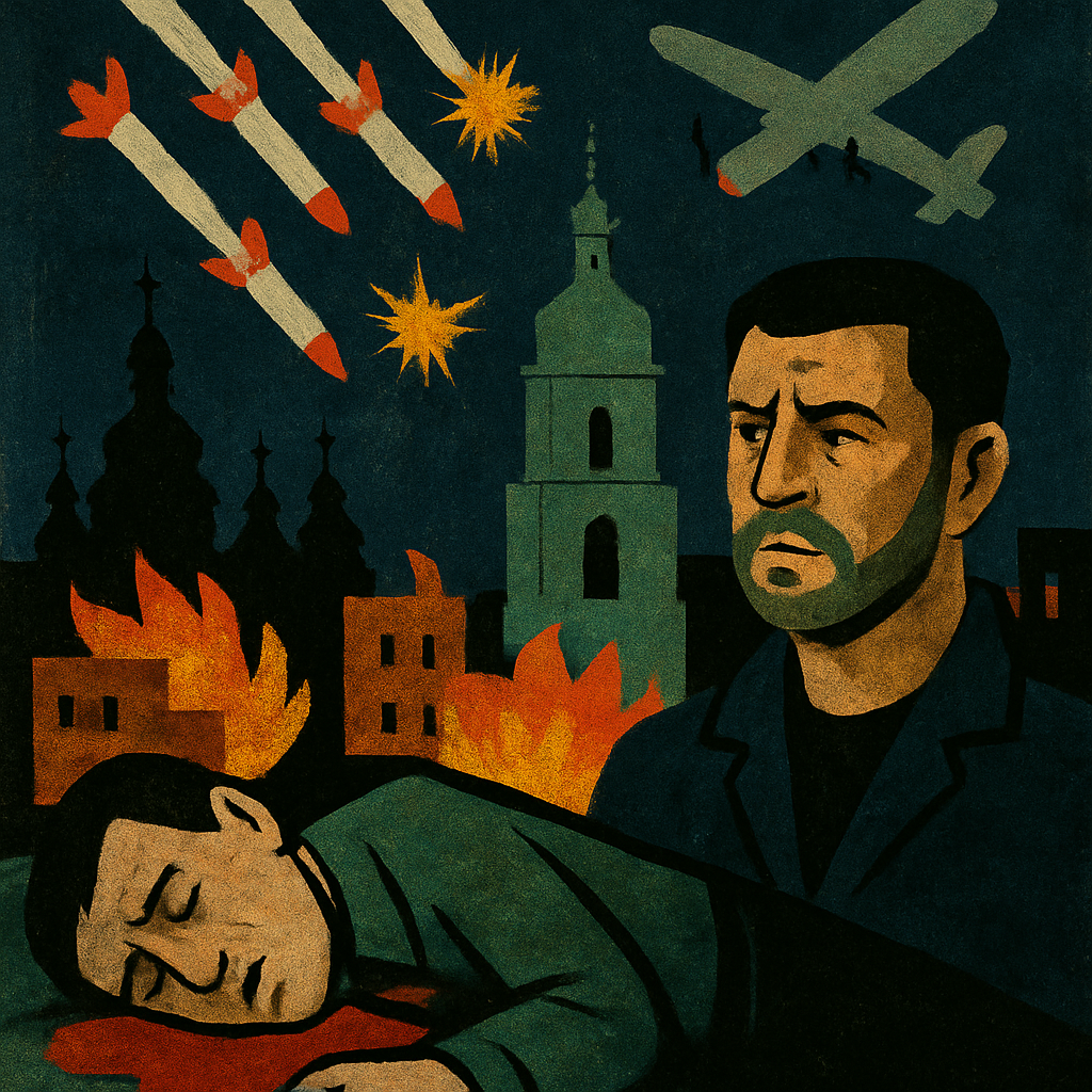 At least one person was killed after Russia launched an overnight barrage of drones and missiles targeting Kyiv and the northern Chernihiv region.