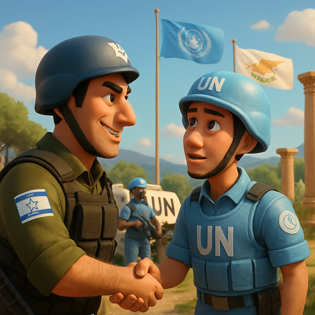 Израильские миротворцы должны заменить силы ООН на Кипре, предложил американский произраильский аналитик.