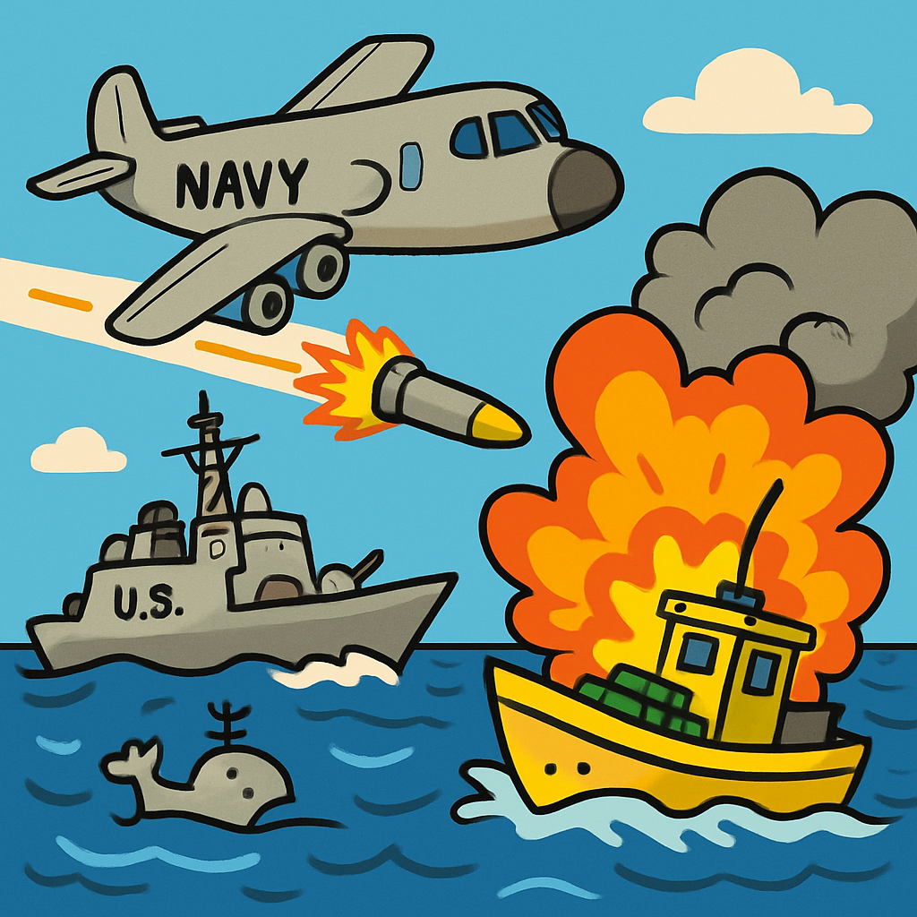 El ejército ha publicado más de 40 clips de video de ataques estadounidenses a buques que, según dice, están traficando drogas.