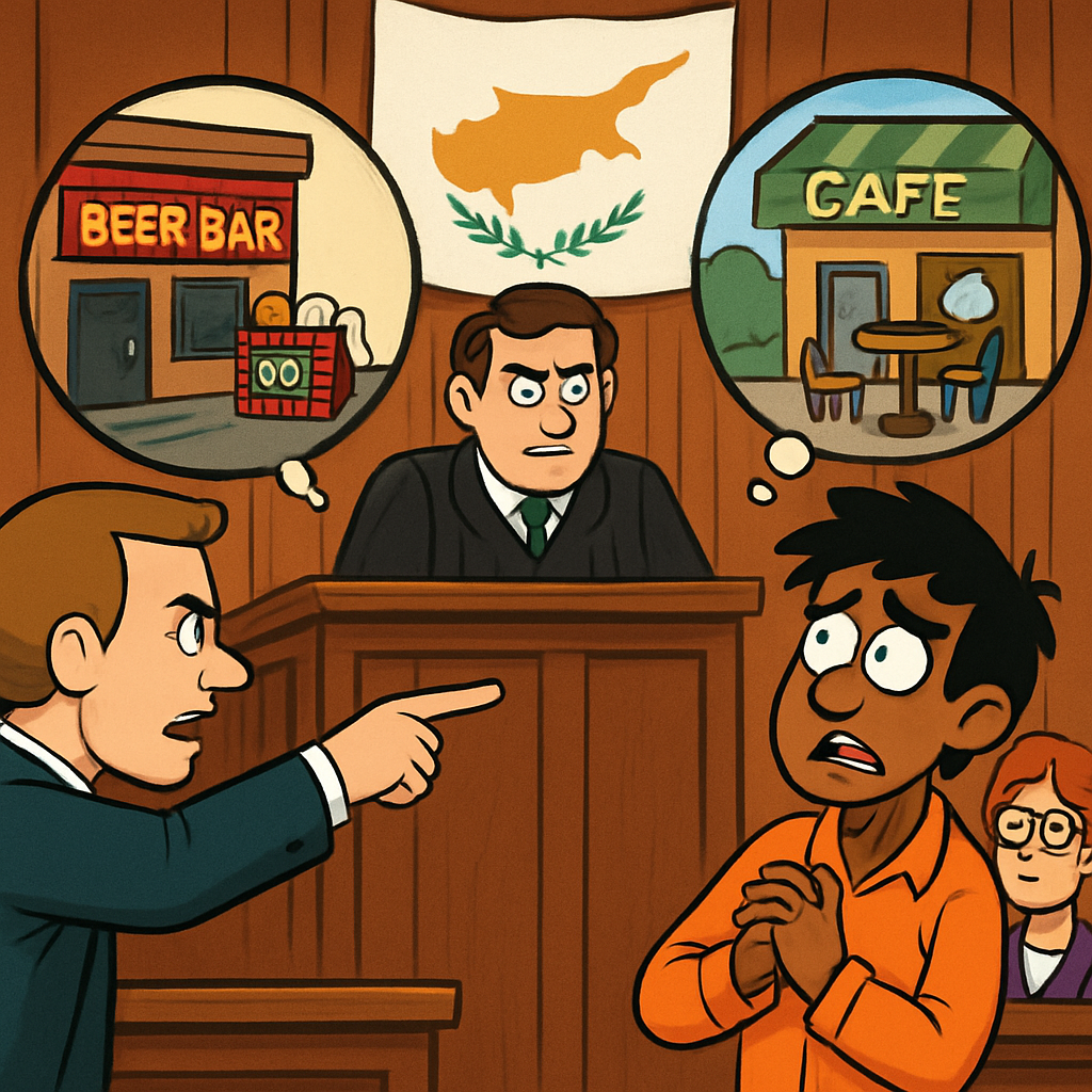 At a court in Limassol, the accused from Sri Lanka admitted that, under the direction of a Cypriot, he placed explosive devices at a beer bar and a cafe in the Zakaki area.