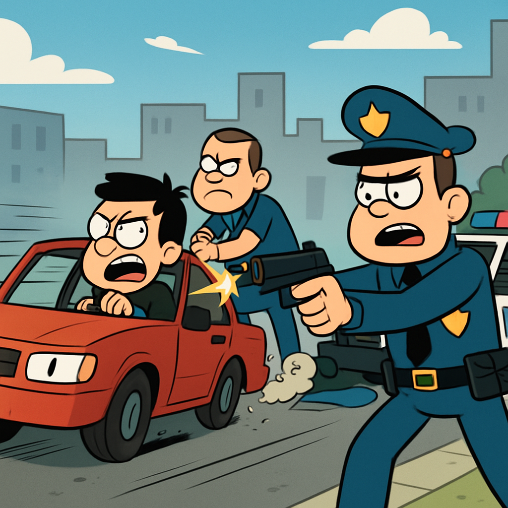 В Пафосе арестовали водителя, который не остановился для проверки, а в результате погони за ним полиции пришлось сделать несколько предупредительных выстрелов.