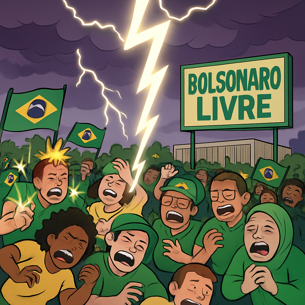 Eighty-nine people were injured by lightning at a rally supporting former President Jair Bolsonaro in Brasilia, as the demonstrators gathered to demand Bolsonaro's release from prison.