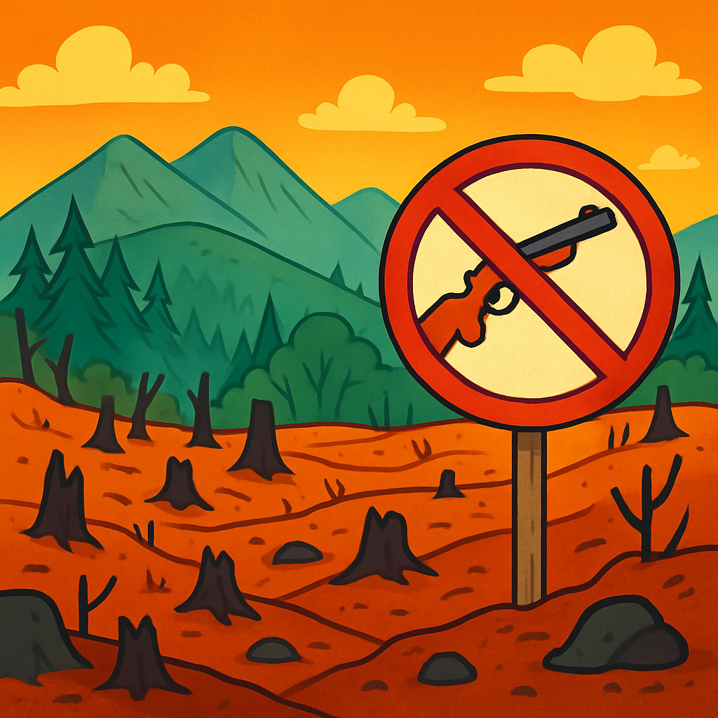 Почти все территории, пострадавшие от пожара в горном районе Лимассола, будут объявлены зоной, запрещенной для охоты.