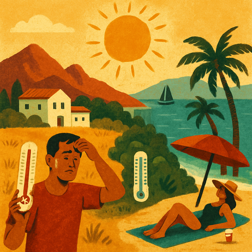 Сегодня во внутренних районах Кипра будет около +42C, в прибрежных районах до +35C, в горных районах до +32C.